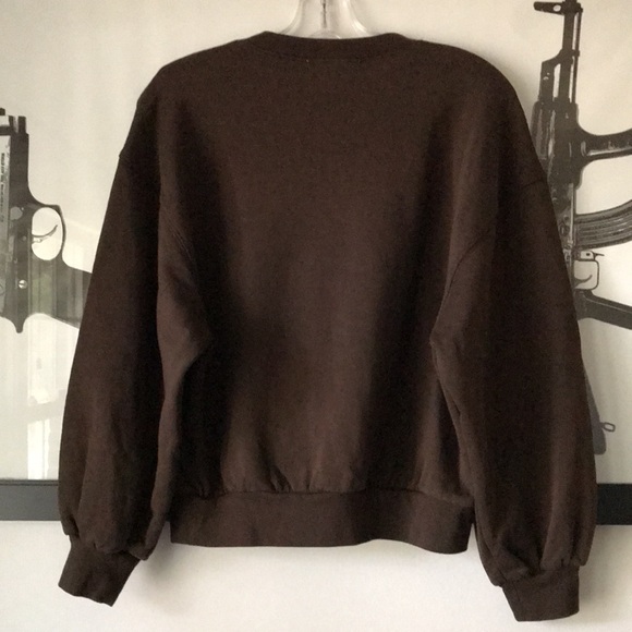 Frame balloon sleeve sweatshirt S New - Picture 4 of 16